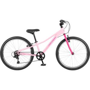 lot 35570 image: Retrospec Dart 24 Inch Hybrid Kids Bike - 7 Speed for Ages 8-11 Boys and Girls Youth Bicycle with 29 All Season Tires and Shock-Absorbing Suspension