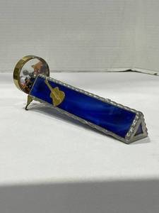 lot 1040 image: Vintage stained glass kaleidoscope