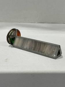 lot 1041 image: Vintage stained glass kaleidoscope with dual panes