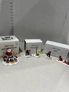 lot 1100 image: Dept. 56 snow village figurines