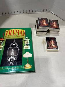 lot 1149 image: Coleman collectors guide 1903-1954 book and decks of cards