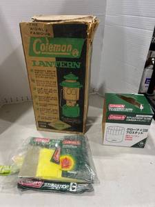 lot 1173 image: Coleman lantern, replacement globe and more