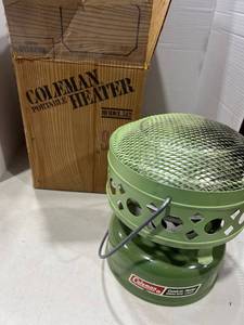 lot 1181 image: Coleman portable heater model 512