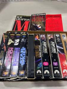 lot 1189 image: Star Wars and Star Trek VHS tapes and 3 books