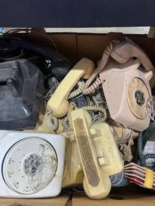 lot 1202 image: Vintage rotary phone and more