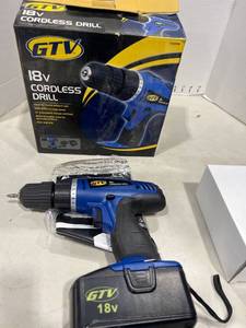 lot 1207 image: GTV cordless drill