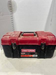 lot 1213 image: Craftsman tool box with tools