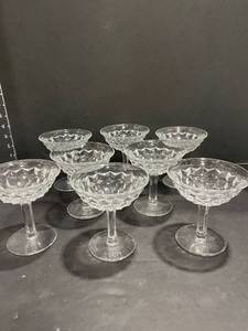 lot 2008 image: American Fostoria sherbet glasses