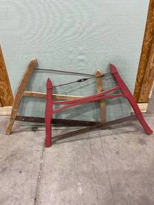 lot 3108 image: Vintage cross cut saws (2)