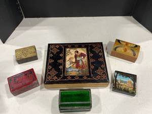 lot 4064 image: Various stash boxes