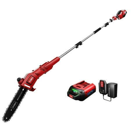 lot 11256 image: Toro Flex Force 60V Max 10 Cordless Electric Pole Saw wBattery & Charger - Retail $352