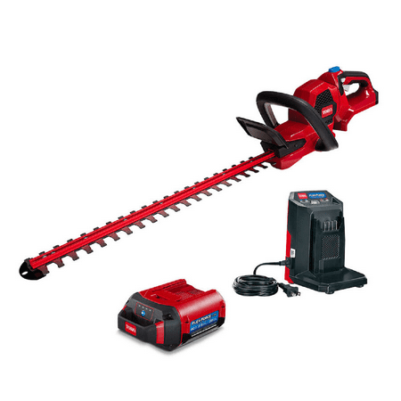 lot 11260 image: Toro Flex-Force 60V 24 Cordless Hedge Trimmer w2.5Ah Battery & Charger - Retail $398