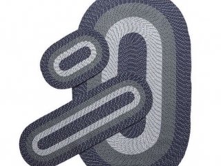 lot 37 image: 3 Alcove Oval Rugs Area, Runner and Throw
