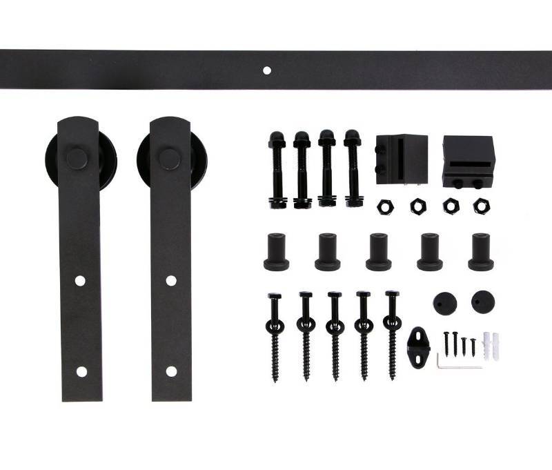 lot 50 image: Sliding Barn Door Hardware Kit