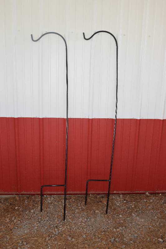 lot 47 image: Pair Shepherd Hooks