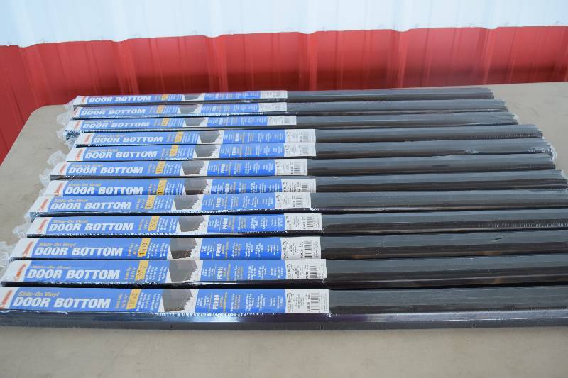 lot 59 image: 12 Frost King Slide-on Vinyl Door Bottoms