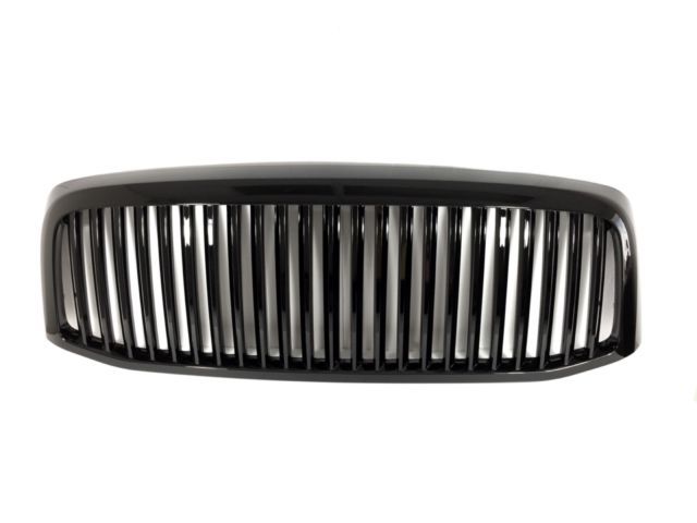 lot 62 image: Bright Black Vertical Grill for 2006-2007 Dodge Ram