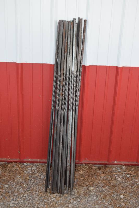 lot 86 image: 27 Wrought Iron Spindles