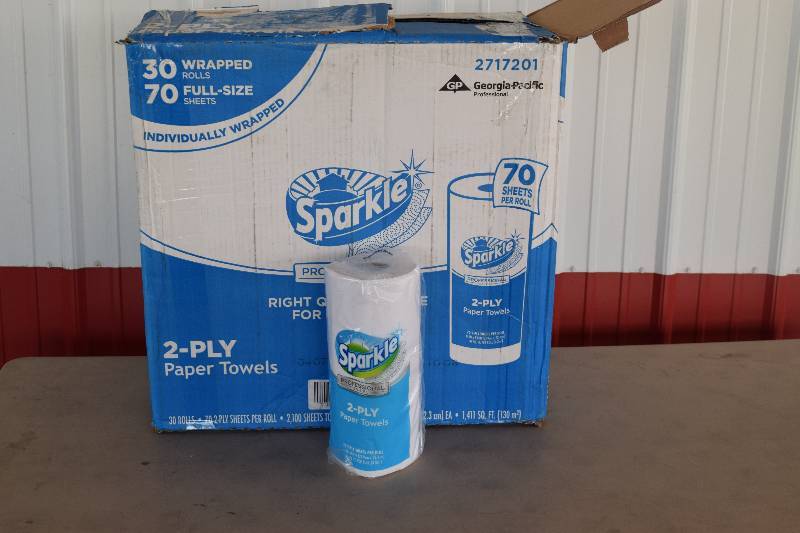 lot 93 image: 30 Rolls Sparkle Professional Series Paper Towels