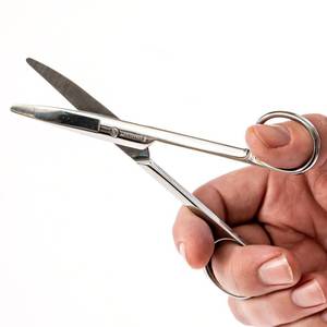 lot 6295 image: Premium Ostomy Scissors  Ostomy Scissors for Cutting Stoma Bags  Round Blunt Tip