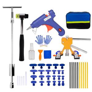 lot 9306 image: Lararsa Dent Puller Kit - Adjustable Paintless Dent Removal Kit for Cars,Car Dent Remover Puller, Dent Repair Kit with Slide Hammer T-Bar,Dent Puller Lifter,Refrigerator Door Ding Repair, Hail Dent