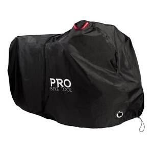 lot 10027 image: PRO BIKE TOOL Waterproof Bike Cover - Outdoor Bicycle Storage Fits up to Bikes - Heavy Duty Ripstop Material with UV Protection for Yard, Garden, or Car Racks - Durable Black Design - 81.5x46.5-Inch