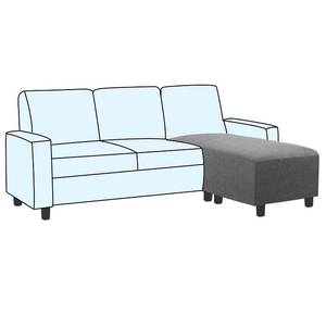 lot 10072 image: H.VERSAILTEX Ottoman and Sofa Seat Cushion Combined Cover Slipcover Rectangle Sofa Slipcover Fit Length 56-75 Suitable for L Shaped Seat Cushion Cover or Chaise Part Cover Stretch Thick Soft - Grey