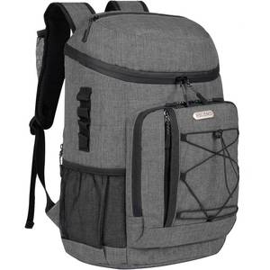 lot 1120 image: Backpack Coolers Insulated Leak Proof 30 Cans with Reusable Ice Packs, 2 Insulated Compartments Cooler Bags Portable Lightweight Beach Travel Camping Lunch Backpack for Men and Women