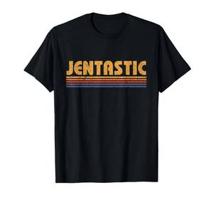 lot 2079 image: Jentastic Funny Retro First Name Jen Jennifer T-Shirt