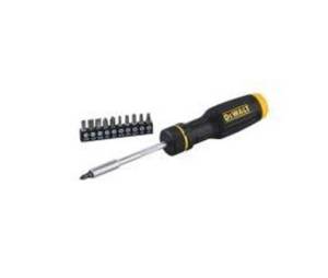 lot 2100 image: Dewalt Maxfit Multi-Bit Ratcheting Screwdriver 11 Piece