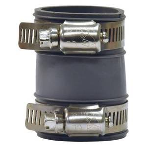 lot 2164 image: Eastman 86014 Tubular Drain Connector, 1-12 inch x 1-14 inch, Black