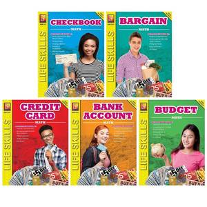 lot 2178 image: Remedia Publications Life Skills Math Series, Set of 5