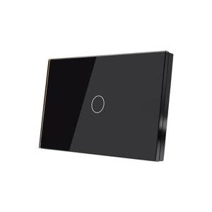 lot 2195 image: LOUYSGEN Smart Light Switch Need Neutral Wire,2.4GHz Wi-Fi Light Switch Tempered Glass Panel Timer Schedule Work with TuyaSmart Life,Alexa and Google Home,Black 1 Gang
