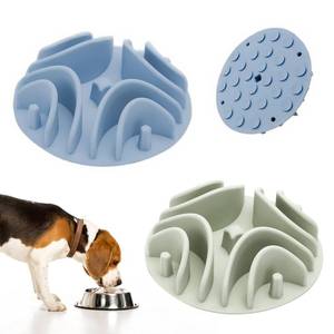 lot 2201 image: A 2 Pcs Slow Feeder Insert for Dog Bowl, Anti-Choking Silicone with Strong Suction Cups, Fits Most Dog Bowls, Ideal for Large Breeds (Blue  Green)