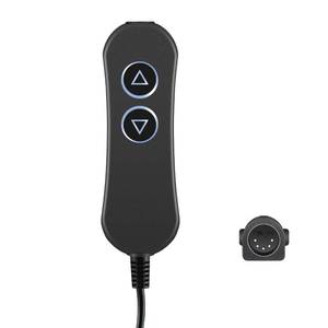 lot 5893 image: MineCtrl 2 Button 5 Pin Prong Hand Control Handset Remote with USB and Backlight for Lift Chairs Power Recliners