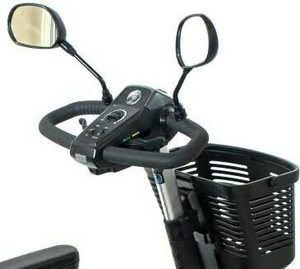 lot 6247 image: Rear View Mirror Pair For Most Pride Mobility Scooters (Only Works With Scooters With Screw Holes On the Tiller)