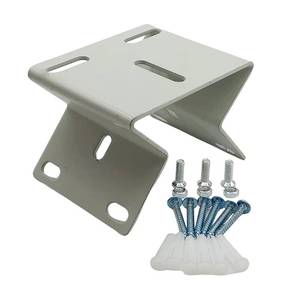 lot 10131 image: Exterior Outside Wall Corner Mount Metal Bracket Right Angle CCTV Surveillance Camera Holder Adapter