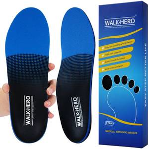 lot 10133 image: Inserts Relieve Plantar Fasciitis - Flat Feet Insoles Arch Supports, Orthotic Insoles for Foot Pain Arch Pain Reduce Muscle Fatigue Absorb Shock (Mens 4-4 12  Womens 6-6 12)