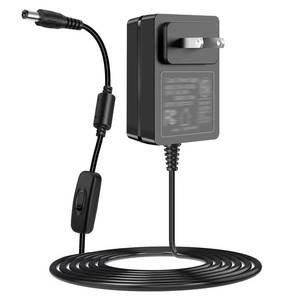 lot 10194 image: 12V Massager Power Cord, Charger for Foot and Neck Shiatsu Back and Shoulder Massager, Compatible with Resteck Nekteck Zyllion Papillon Mo Cuishle Snailax Comfier Power Supply and More.
