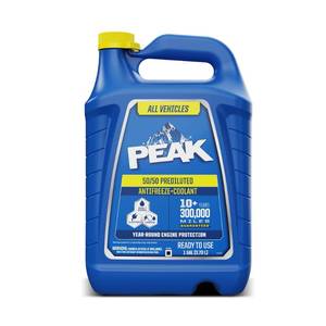 lot 11748 image: PEAK 5050 Prediluted Antifreeze and Coolant for All Engine Cooling Systems