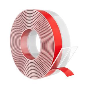 lot 11764 image: Elvone Heavy-Duty 20 ft x 2 in Weather Stripping, Extra Thick 2mm Door Draft Stopper Silicone Seal Strip for House and Glass Shower Doors for Collision and Side Gaps of Door and Windows, Clear