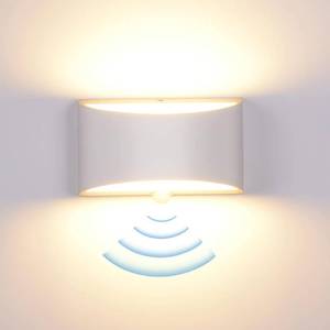 lot 11770 image: SERDEN LED Motion Sensor Light Indoor Wall Sconce, Motion Sensor Wall Light Indoor Sconce Wall Aluminum Modern Wall Sconce for Living Room Hallway Stair 7W Warm White 3000K