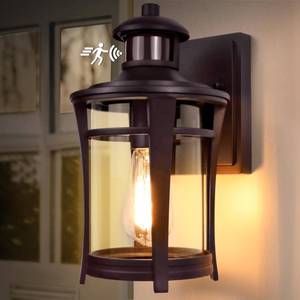 lot 11771 image: Lamomo Porch Lights Outdoor Bronze, Dusk to Dawn Wall Light Fixtures, Exterior Front Sconces Wall Mount Lighting, Waterproof Anti-Rust Outside Lights for House, Garage, Entryway
