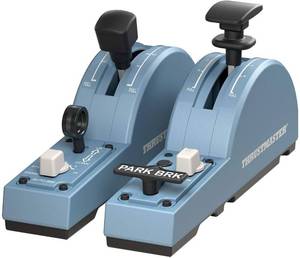 lot 11776 image: Thrustmaster TCA Quadrant Add On Airbus Edition (Compatible with PC) - Retail $109.95