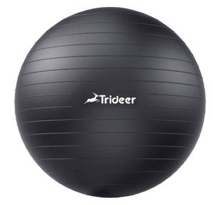 lot 11793 image: Trideer Extra Thick Yoga Ball Exercise Ball, 5 Sizes Ball Chair, Heavy Duty Swiss Ball for Balance, Stability, Pregnancy, Physical Therapy, Quick Pump Included