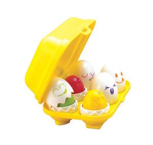 lot 12302 image: TOMY Toomies Hide & Squeak Eggs Toddler Toys - Matching and Sorting Games - Toddler Sensory Toys for Hand Eye Coordination and Color Recognition - Ages 6 Months and Up
