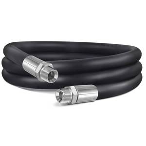 lot 15241 image: Boltigen 1 Inch NPT Fuel Transfer Hose, 6FT Farm Fuel Transfer Pump Tank Tube Hose for Gasoline, Biodiesel, Dispensing Diesel, Kerosene