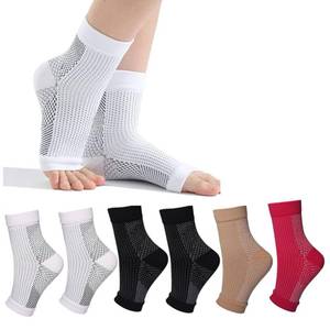 lot 16418 image: Neuropathy Socks for Women, 6Pairs Soothe Compression Socks for Neuropathy Pain, Ankle Brace Plantar Fasciitis Swelling Relief (LXL)