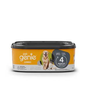 lot 16435 image: Pet Genie �� Jumbo refill 1-pack �� Up to 4 months of supply - Ultimate odor control dog poop bags