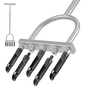 lot 16448 image: GROWNEER Manual Lawn Aerator Tool Replacement Accessories, 3 Pack Standard Hollow Corer Plugs 3.9 x 0.9, Yard Plug Aerator for Grass Aeration & Lawn Health Improvement, Black